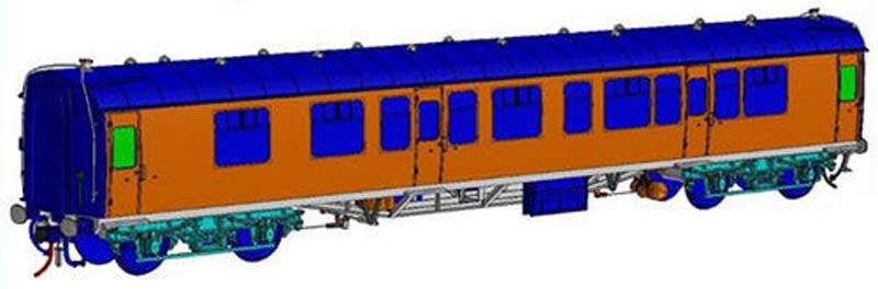 Lionheart BR Mk1 (WR) SO Chocolate/Cream Unnumbered O Gauge DALHT7P-001-103U