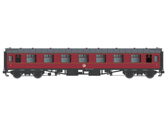 Lionheart BR Mk1 FK Unnumbered BR Maroon DALHT7P-002-050U O Gauge