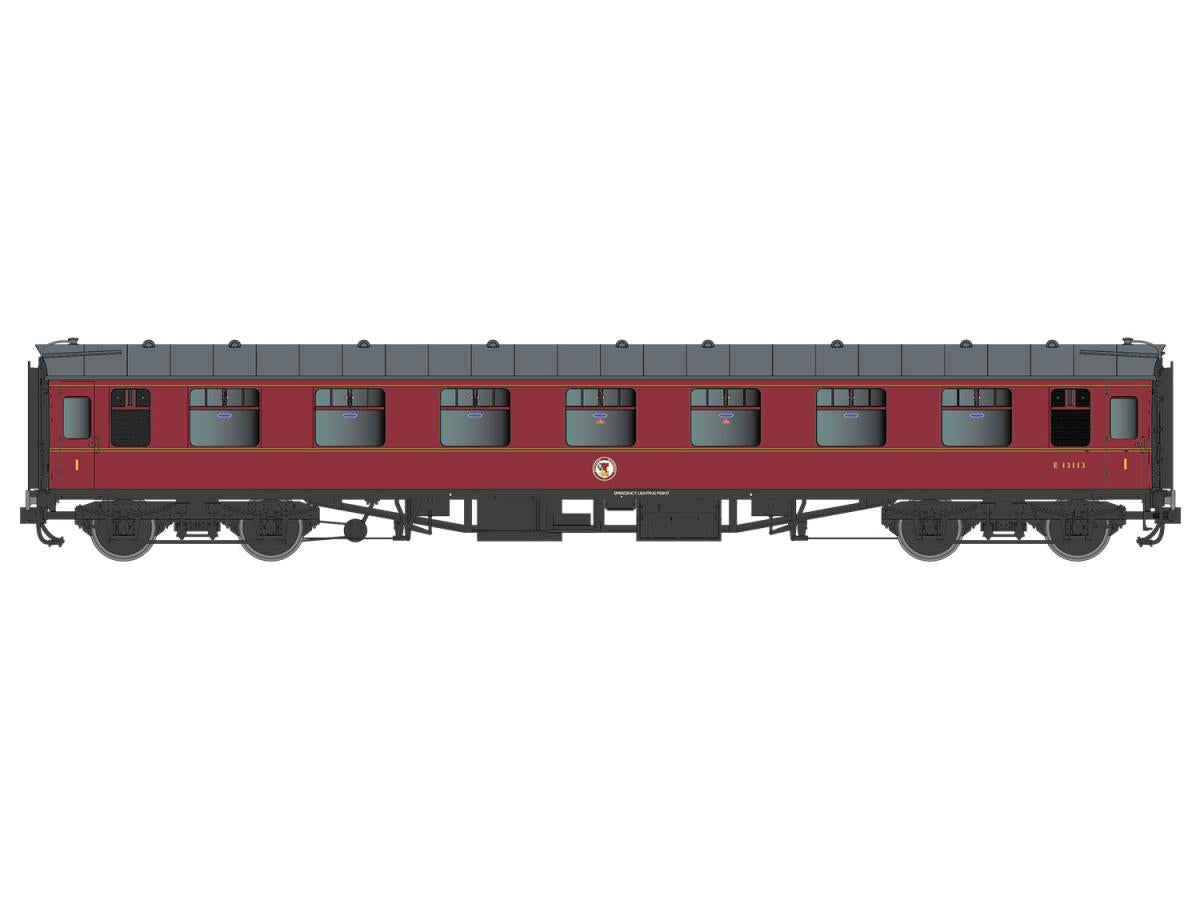 Lionheart BR Mk1 FK E13113 BR Maroon (DCC-Fitted) DALHT7P-002-051D O Gauge