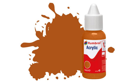 Humbrol No.9 Tan - Gloss Acrylic Paint 14ml DB0009