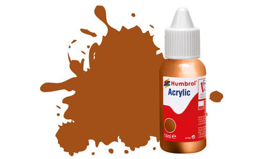 Humbrol No.12 Copper - Metallic Acrylic Paint 14ml DB0012