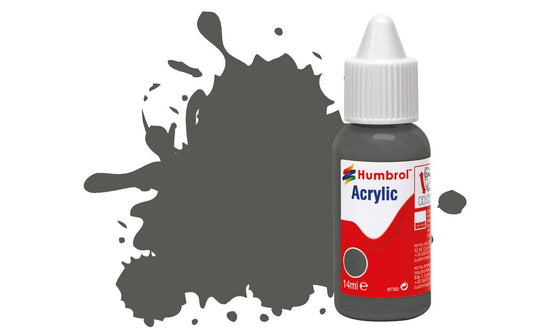 Humbrol No.27 Sea Grey - Matt Acrylic Paint 14ml DB0027