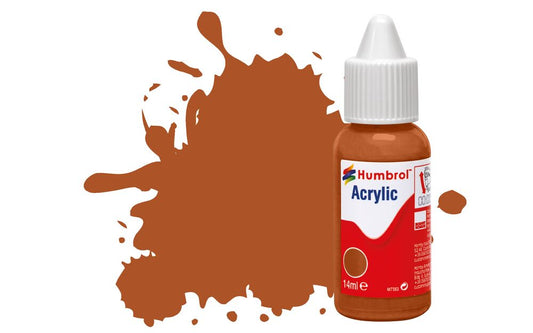 Humbrol No.62 Leather - Matt Acrylic Paint 14ml DB0062