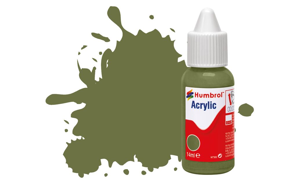 Humbrol No.80 Grass Green - Matt Acrylic Paint 14ml DB0080