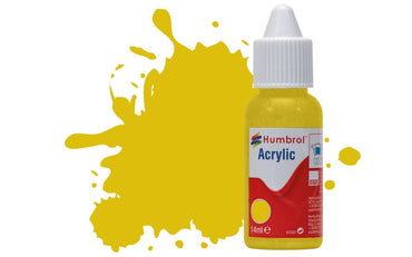 Humbrol No.81 Pale Yellow Matt Acrylic Paint 14ml DB0081