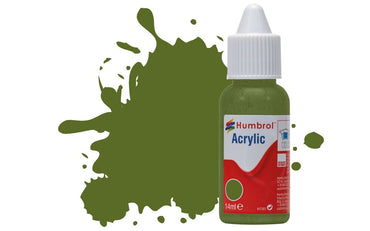 Humbrol No.88 Deck Green Matt Acrylic Paint 14ml DB0088