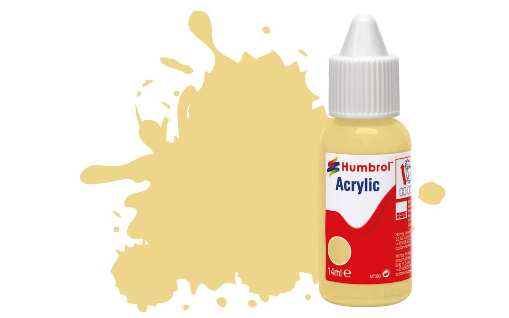 Humbrol No.103 Cream - Matt Acrylic Paint 14ml DB0103