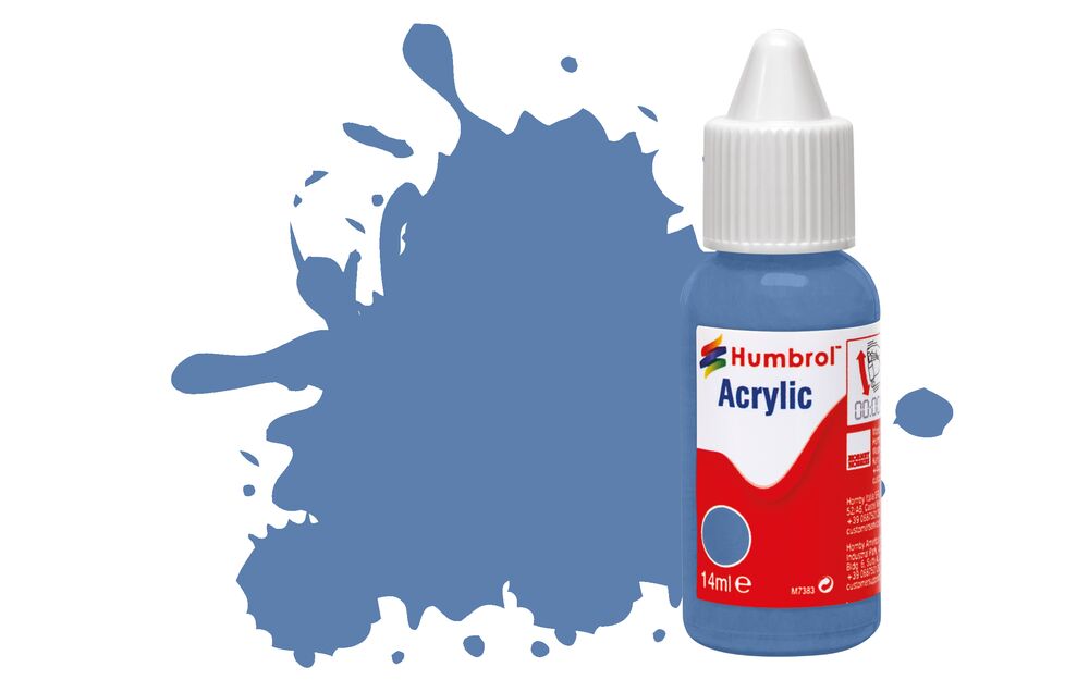 Humbrol No.109 WWI Blue - Matt Acrylic Paint 14ml DB0109
