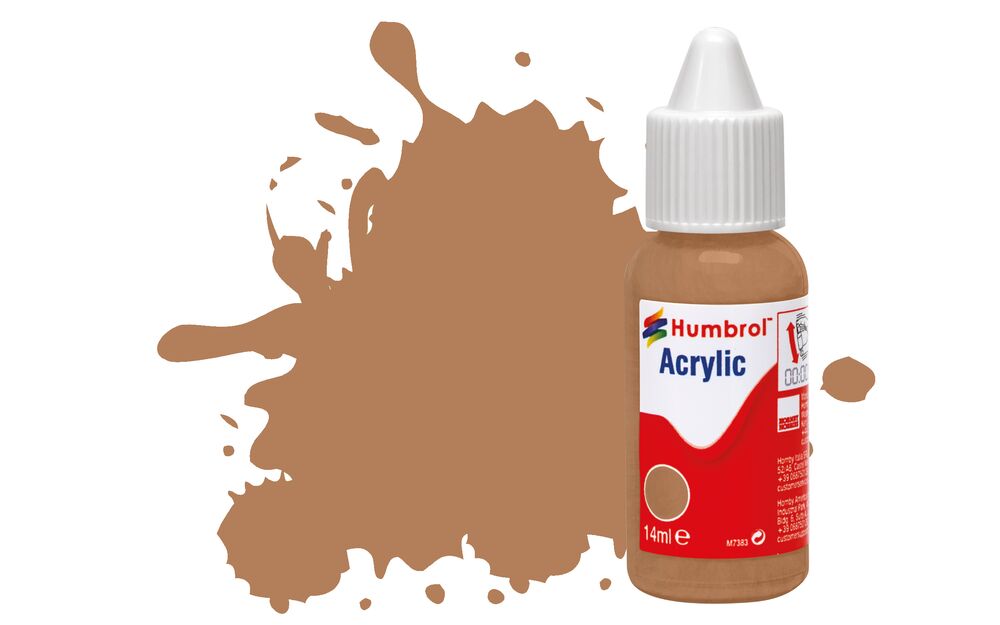 Humbrol No.118 US Tan - Matt Acrylic Paint 14ml DB0118