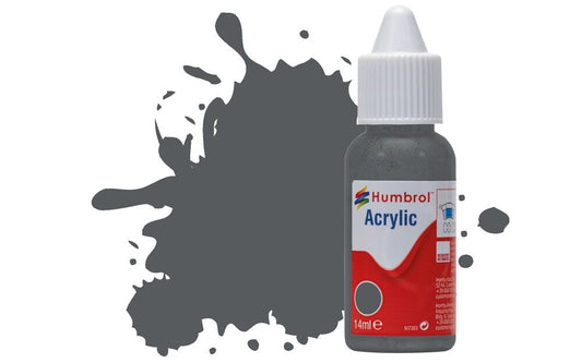 Humbrol No.125 US Dark Grey Acrylic Paint 14ml DB0125