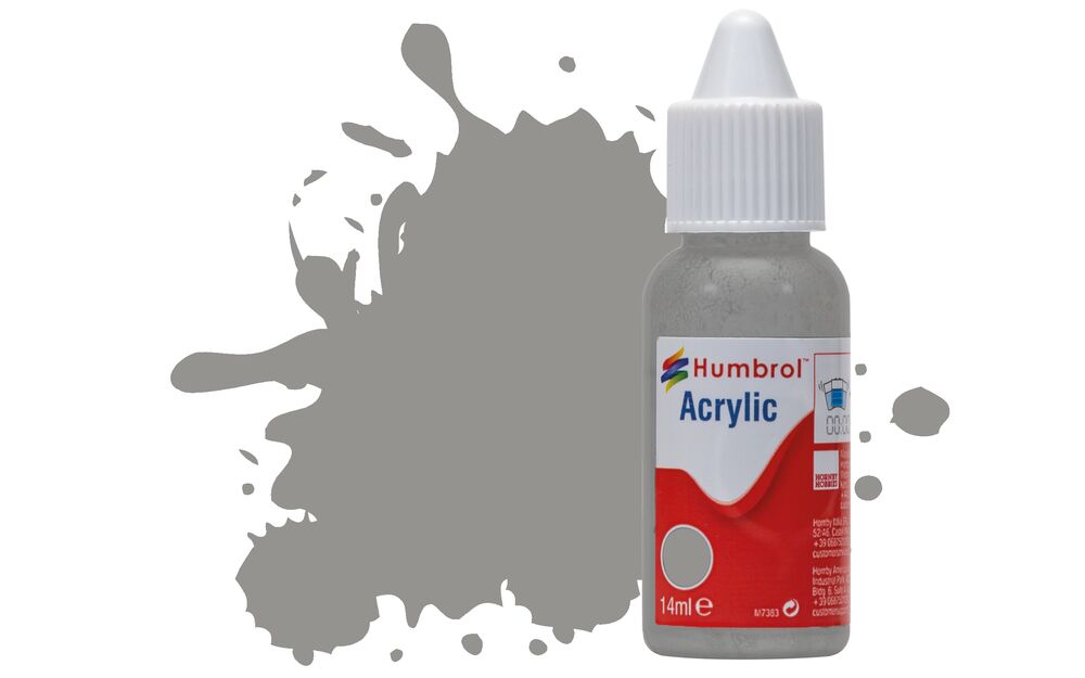 Humbrol No.126 US Med Grey Acrylic Paint 14ml DB0126