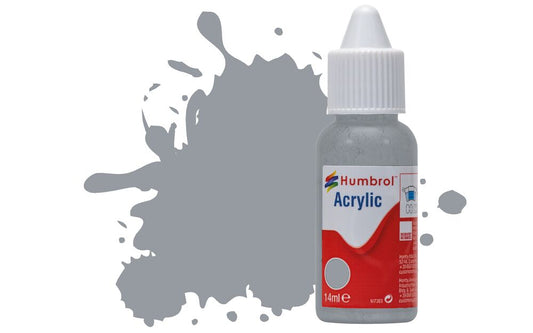 Humbrol No.140 Gull Grey Matt Acrylic Paint 14ml DB0140