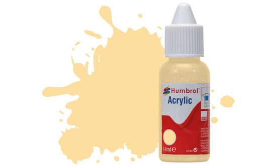 Humbrol No.148 Radome Tan Matt Acrylic Paint 14ml DB0148