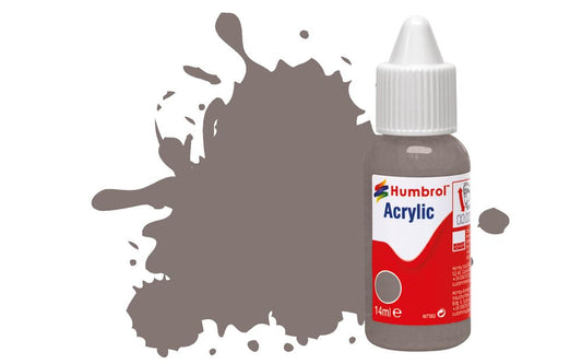 Humbrol No.156 Dark Camouflage Grey - Satin Acrylic Paint 14ml DB0156