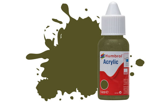 Humbrol No.159 Khaki Drab Matt Acrylic Paint 14ml DB0159