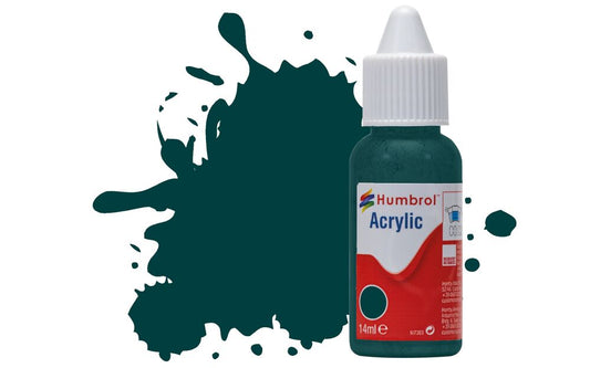 Humbrol No.239 Racing Green Gloss Acrylic Paint 14ml DB0239