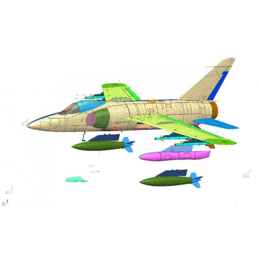 DBMK Grumman F11F-1 LN "BuNo.141824" 1:48 Model Kit 48-002