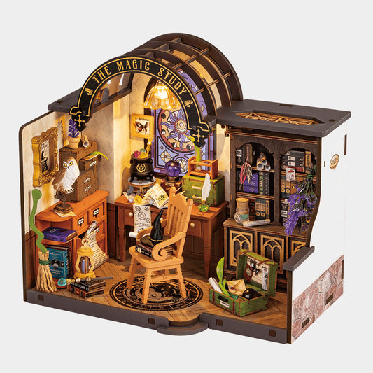 Rolife The Magic Study DIY Miniature Dollhouse Model Kit DG166