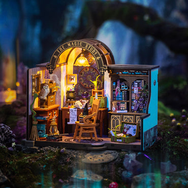 Rolife The Magic Study DIY Miniature Dollhouse Model Kit DG166