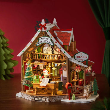 Rolife Polaris Post DIY Miniature House Wooden Model Kit DG187