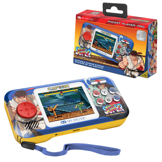 My Arcade Super Street Fighter II Pocket Player Pro Portable Gaming System