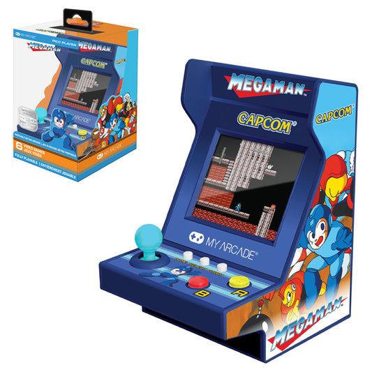My Arcade Mega Man Pico Player 3.7" Portable Retro Arcade (6 Games in 1)