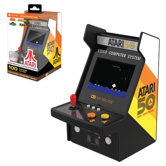 My Arcade Atari Micro Player Pro 6.7" Portable Retro Arcade (100 Games in 1)