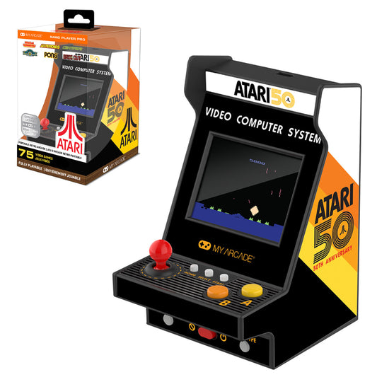 My Arcade Atari Nano Player Pro 4.8" Portable Retro Arcade (75 Games in 1)