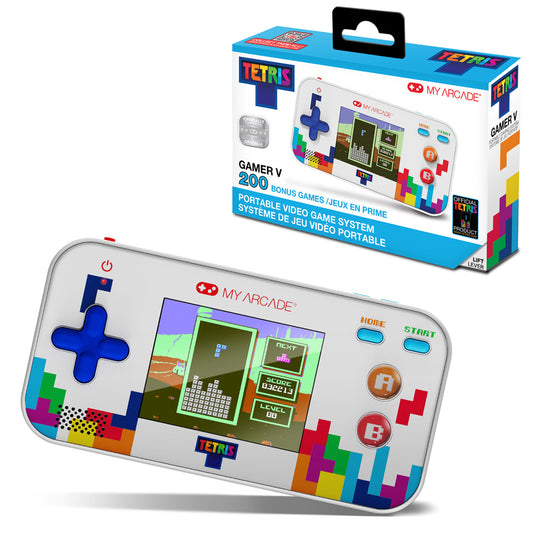 My Arcade Tetris Gamer V Portable Video Game System (201 Games in 1)