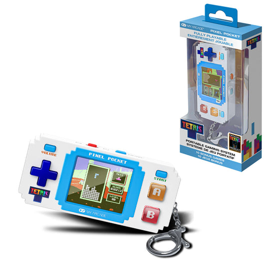 My Arcade Tetris Pixel Pocket Mini Portable Gamer System