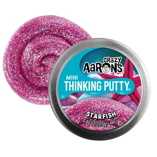 Crazy Aaron's Starfish Thinking Putty Stretch Toy Mini Tin DL003-EU
