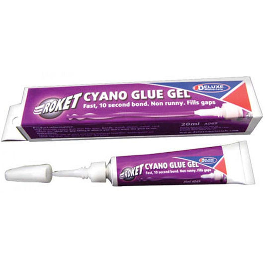 Deluxe Materials Roket Cyano Glue Gel - 20ml