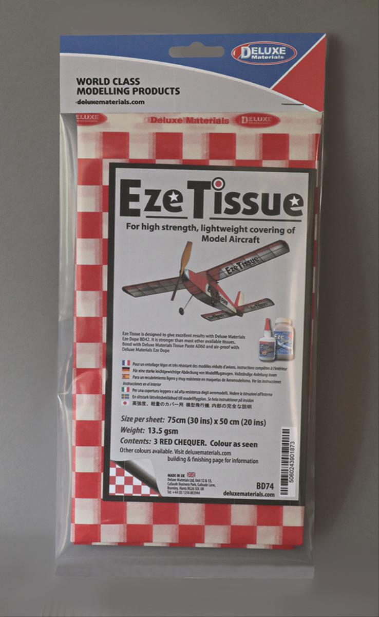 Deluxe Materials DLBD-74 Eze Tissue Red Chequer (3)