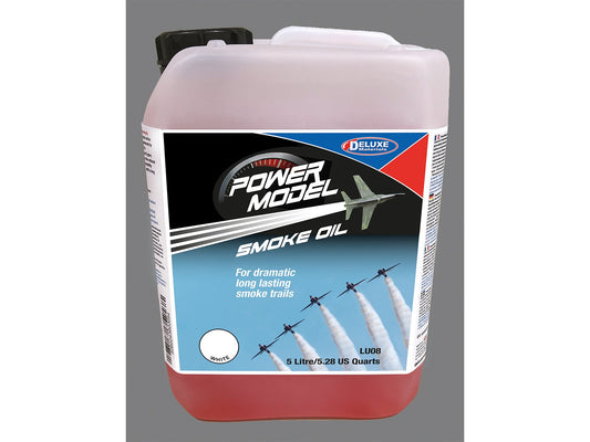 Deluxe Materials PowerModel Jet Smoke Oil (5 Litre) LU08