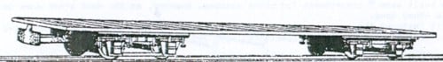 Dundas Models DM13 Narrow Gauge Bogie Coach Chassis OO9 Gauge
