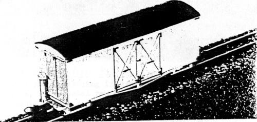 Dundas Models DM27 WW1 Department Bogie Goods Van/Ambulance Van OO9 Gauge