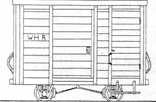 Dundas Models DM50 Welsh Highland Rly Goods Brake Van OO9 Gauge