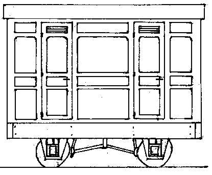 Dundas Models DM75 Freelance Panelled 4 Wheel 3rd Class OO9 Gauge