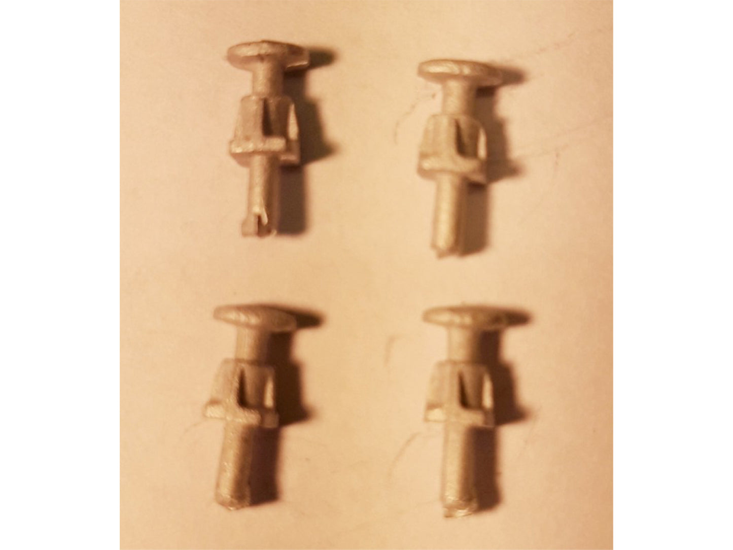 Dundas Models Talyllyn Railway Wagon White Metal Buffers (4) DP16 OO9 Gauge