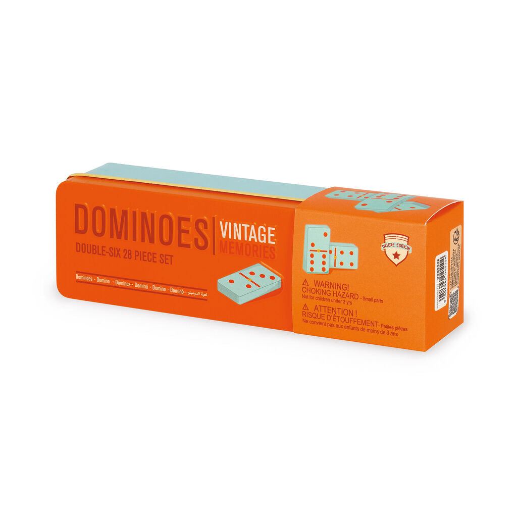 Legami Vintage Dominoes Set - 28 Tiles Classic Game