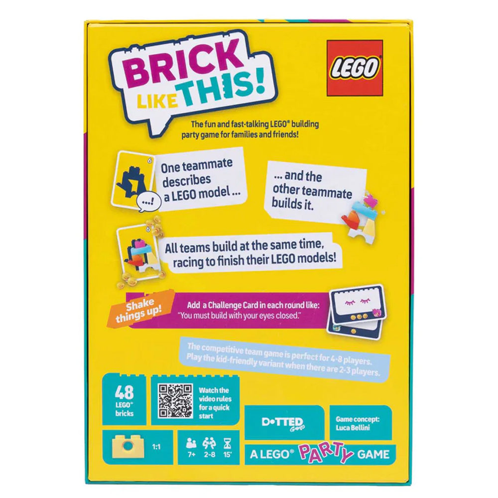 Brick Like This! LEGO Party Game Age 7+
