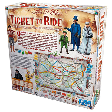 Ticket to Ride Family Board Game - 2-6 Players Age 8+ Days of Wonder
