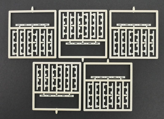 Dornaplas B44 White Quoins for Town Houses (5) Kit OO Gauge