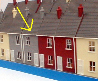 Dornaplas BN2 Stone Terraced House Kit N Gauge