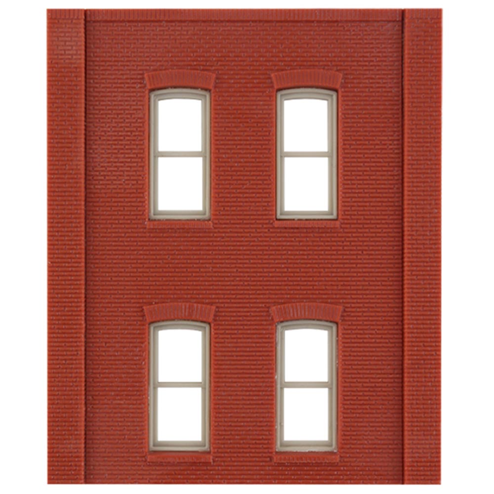 DPM 30138 Two-Storey Four Rectangular Window Wall (x4) HO Gauge