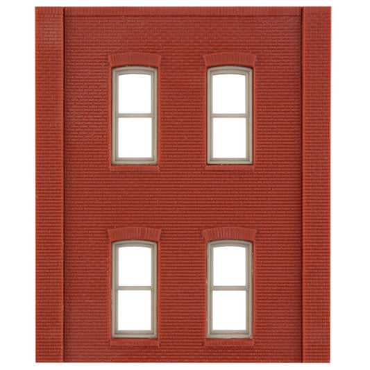 DPM 30138 Two-Storey Four Rectangular Window Wall (x4) HO Gauge