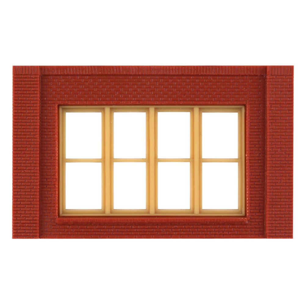 DPM 30147 Single Storey Victorian Window Wall (x4) HO Gauge