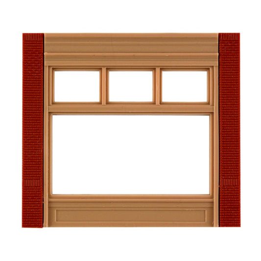 DPM 30162 Street Level 20th Century Window Wall (x4) HO Gauge