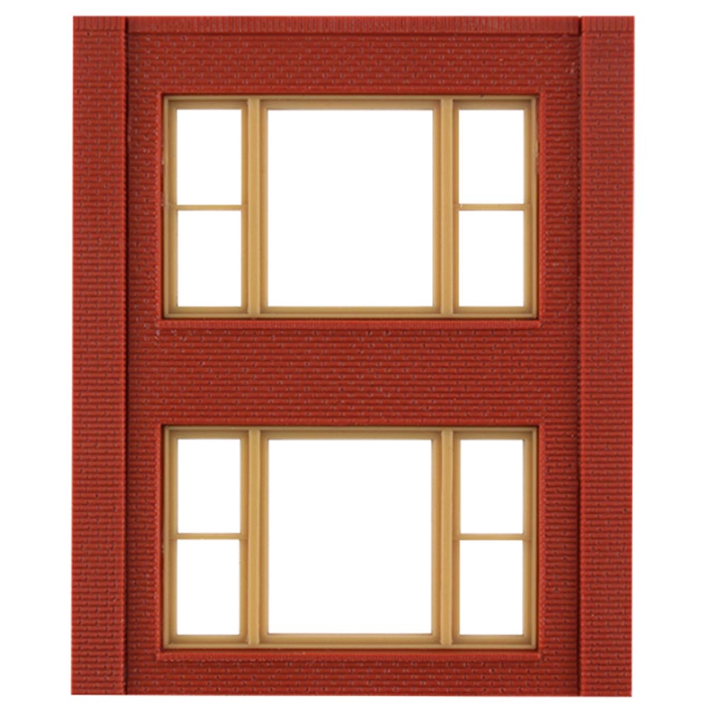 DPM 30164 Two-Storey 20th Century Window Wall (x4) HO Gauge