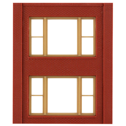 DPM 30164 Two-Storey 20th Century Window Wall (x4) HO Gauge